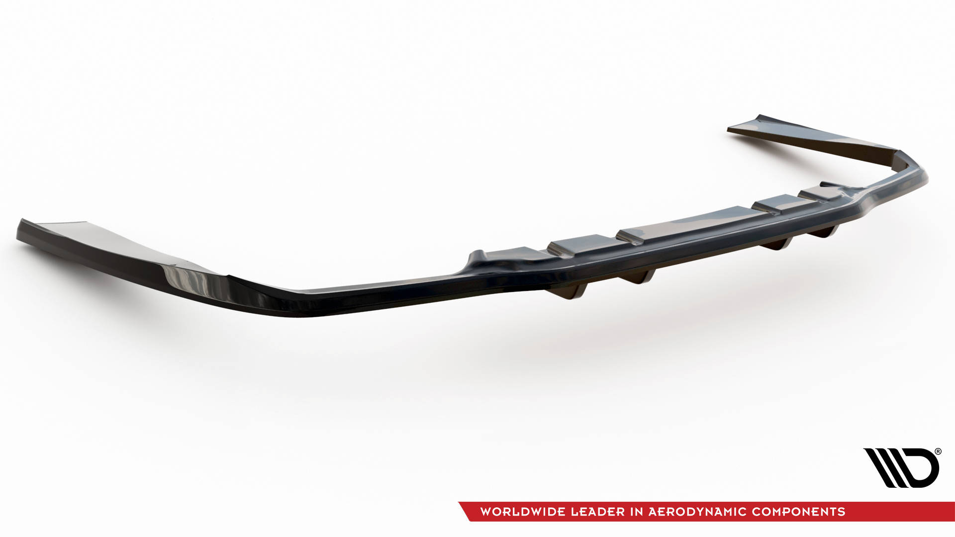 Central Rear Splitter (Vertical Bars) Mercedes-AMG C63 Sedan / Estate W205 Facelift - 6