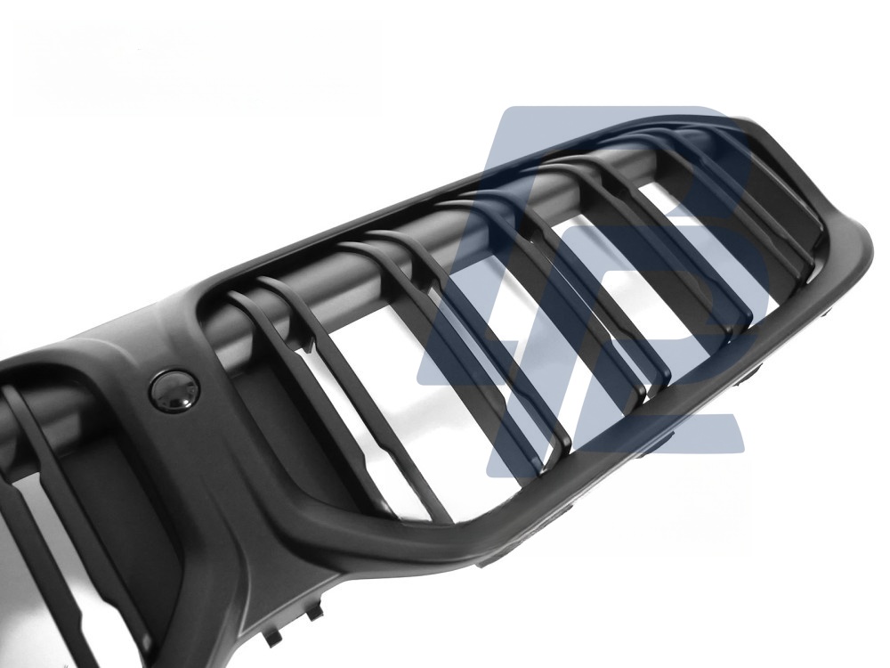 Grille Sport Matt Black Double-Slat for BMW G20 G21 LCI 2022–2026 - 2