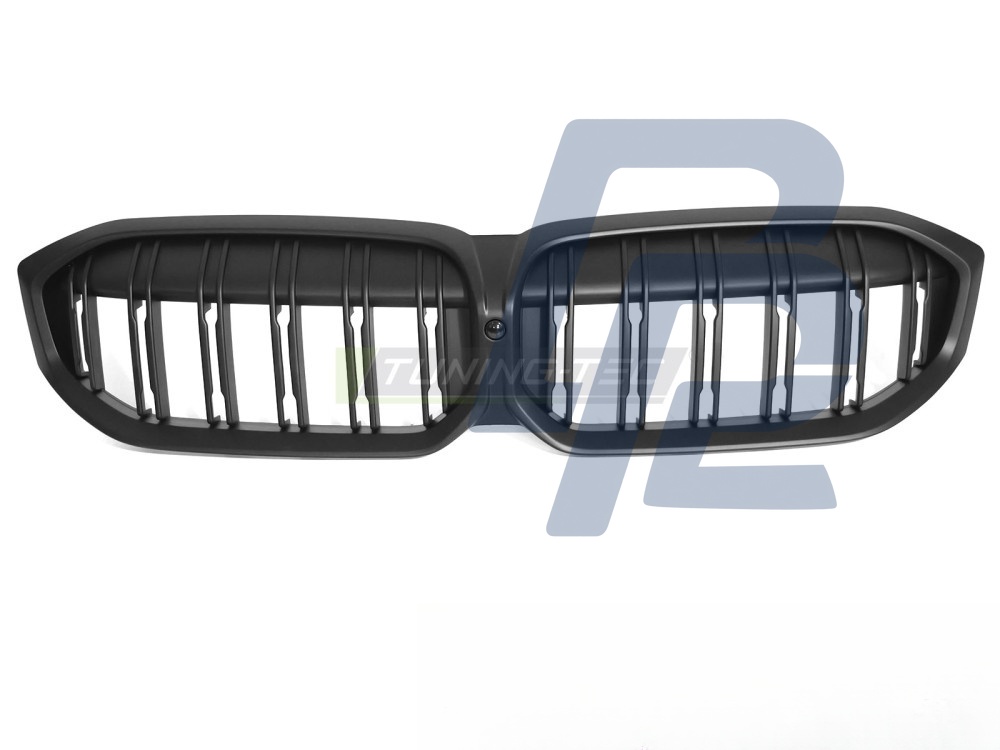 Grille Sport Matt Black Double-Slat for BMW G20 G21 LCI 2022–2026 - 6