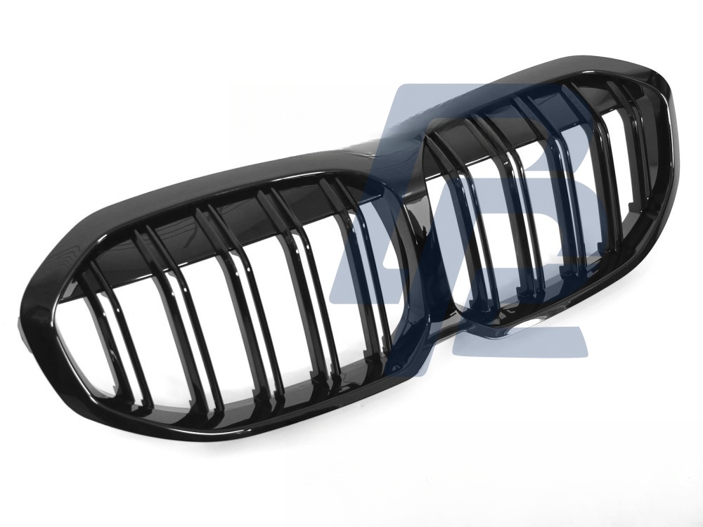 Grille Sport Gloss Black Double-Slat for BMW F40 2019–2024 - 5