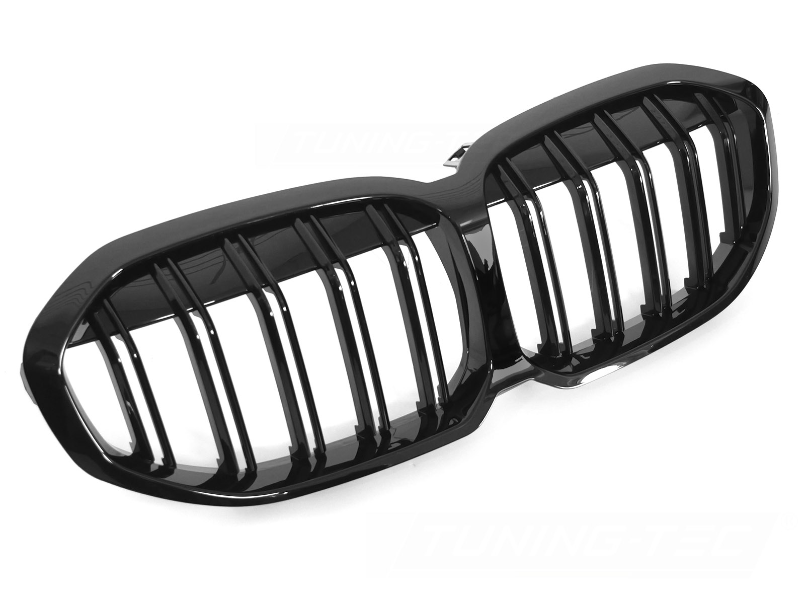 GRILL SPORT BLANK SVART DUBBELRIBBAD TILL BMW F40 2019-2024