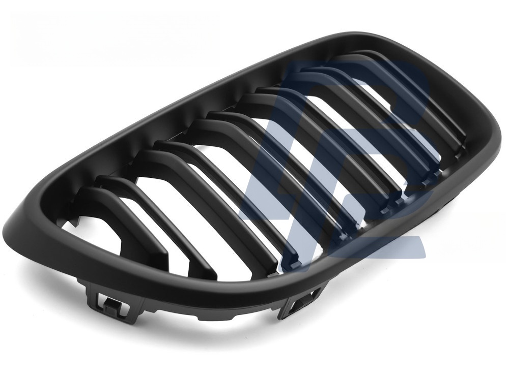 Grille Sport Matt Black Double-Slat for BMW F22 / F23 2013–2021 - 2