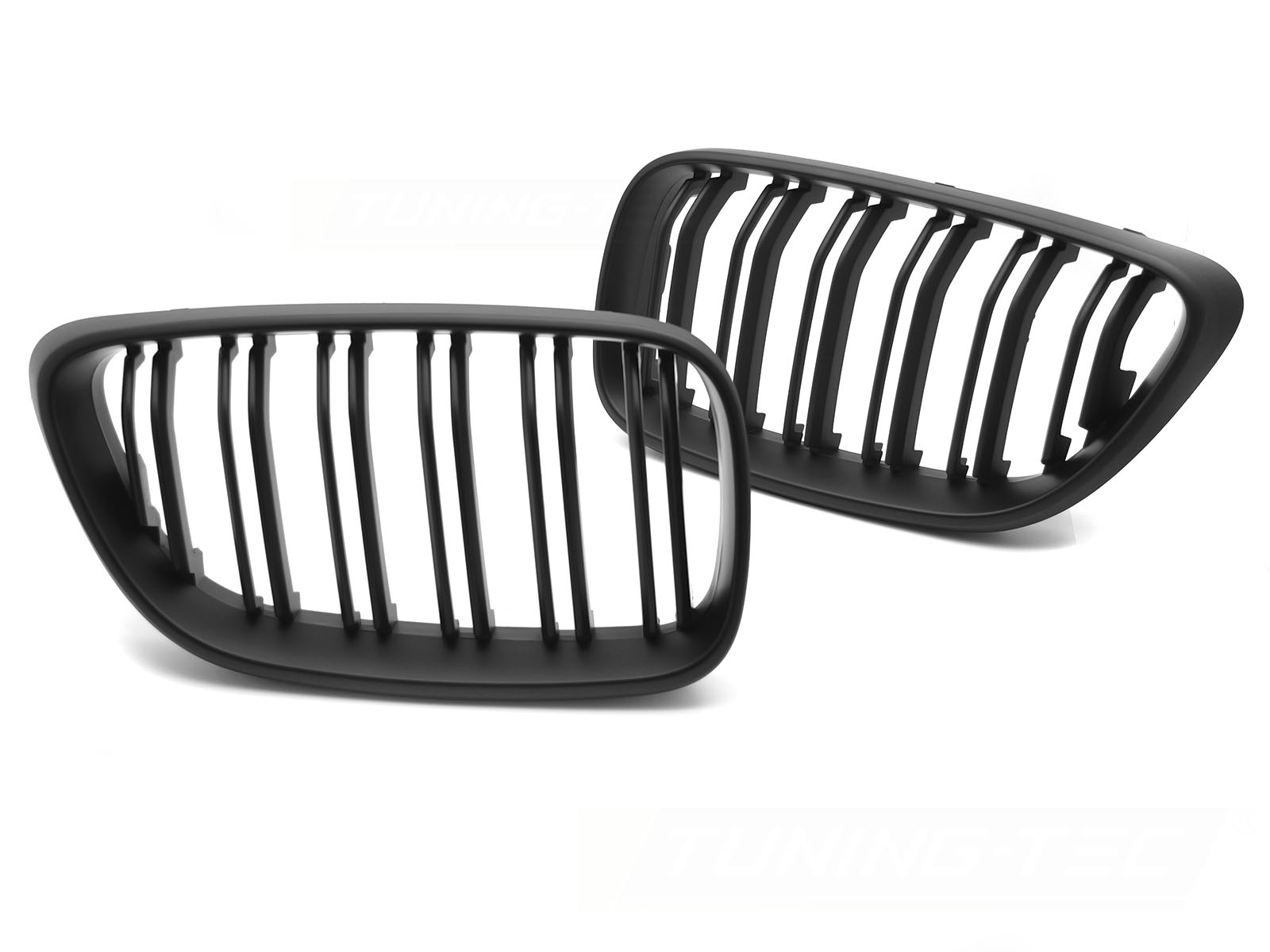 GRILL SPORT SVART MATT DUBBELRIBBAD TILL BMW F22 / F23 2013-2021