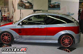FORD FOCUS 98-01 3D SIDESKIRTS WARRIOR [AUTOR]