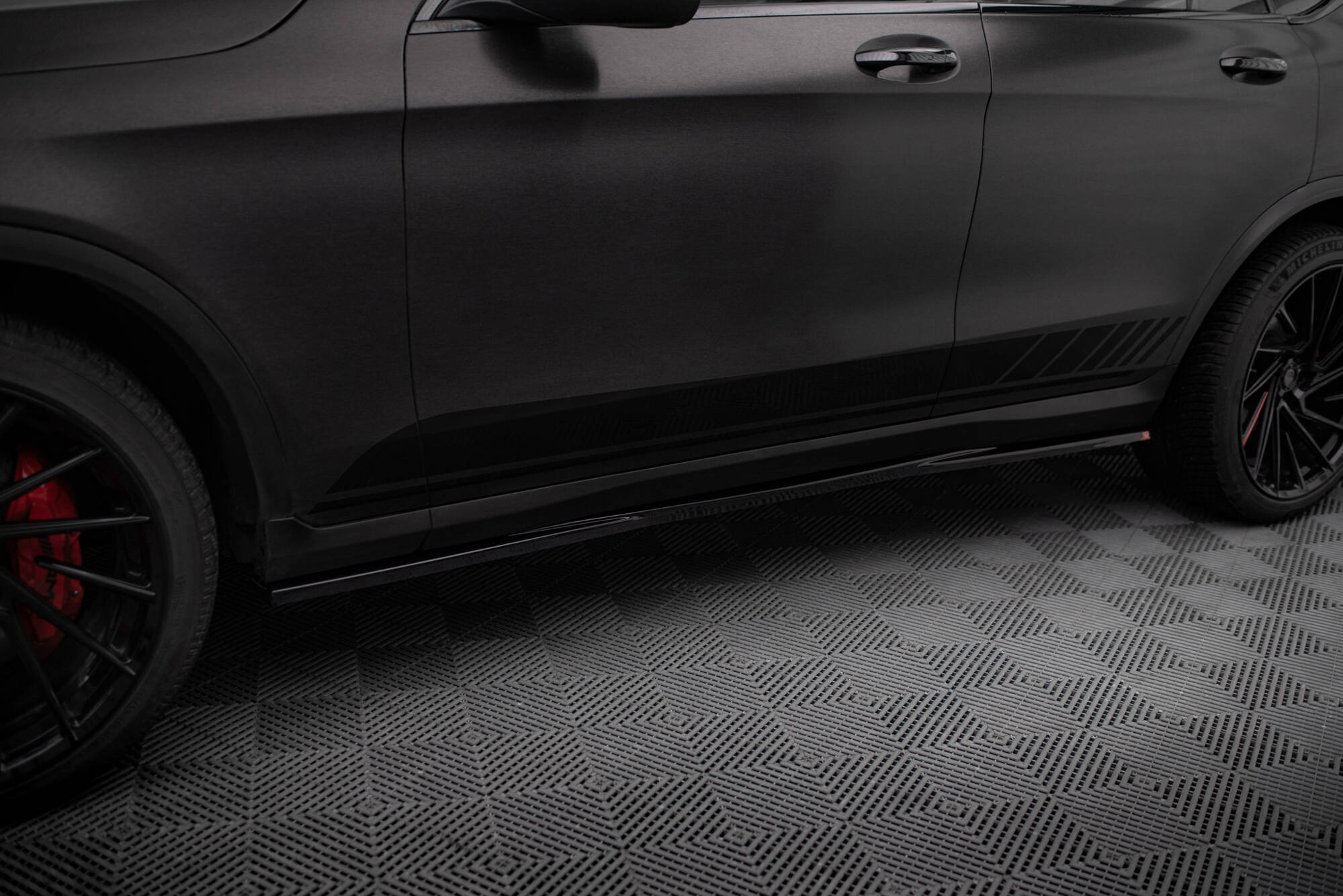 Side Skirts Diffusers V.2 Mercedes-Benz GLC Coupe AMG-Line C253 - 3
