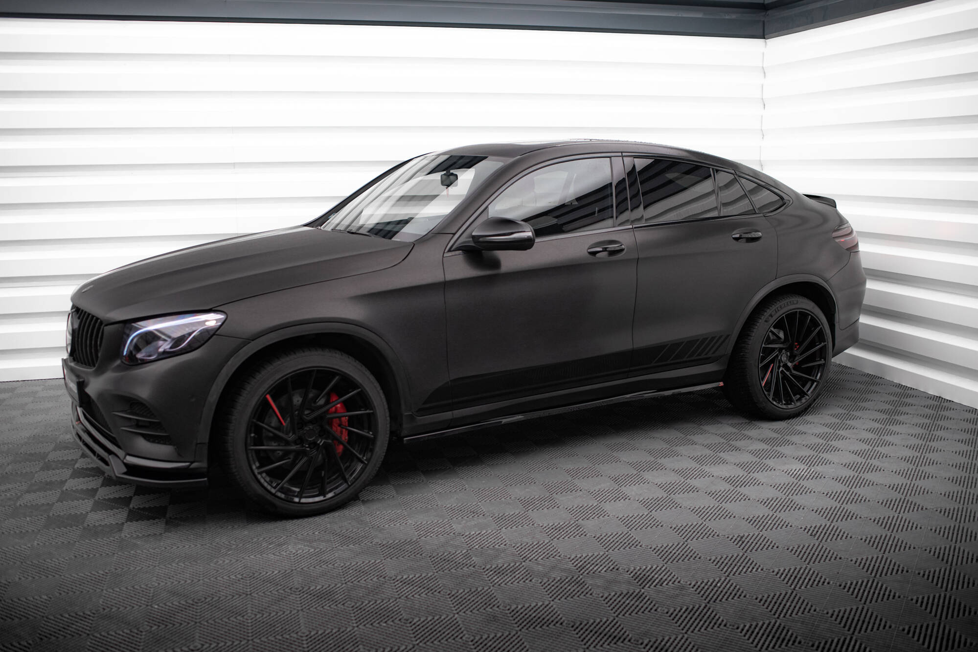 Side Skirts Diffusers V.2 Mercedes-Benz GLC Coupe AMG-Line C253 - 2