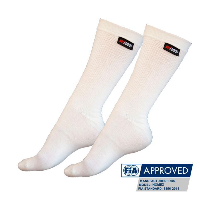 FIREPROOF SOCKS 100% NOMEX RRS FIA 8556-2018