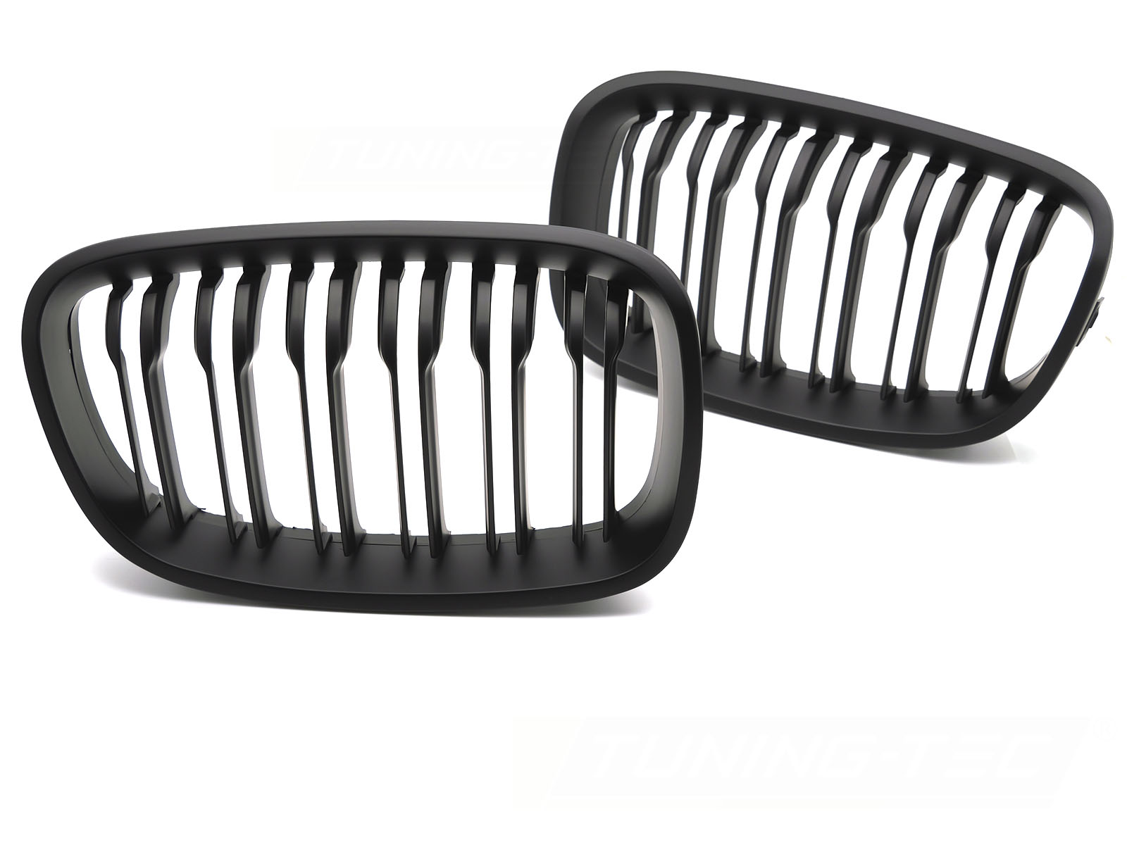 GRILL SPORT SVART MATT DUBBELRIBBAD TILL BMW F20 / F21 2011-2014