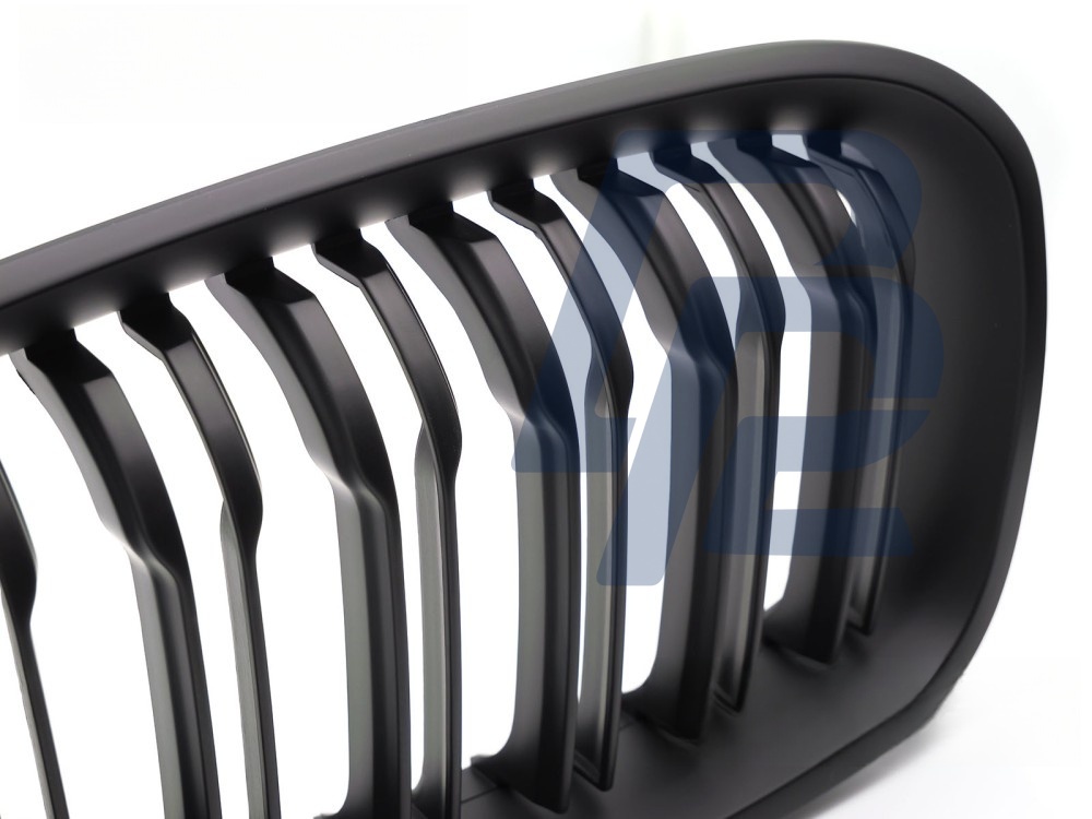 Grille Sport Matt Black Double-Slat for BMW F20 / F21 2011–2014 - 5