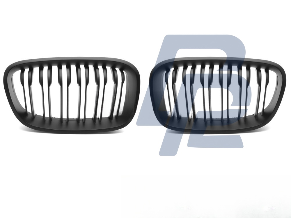 Grille Sport Matt Black Double-Slat for BMW F20 / F21 2011–2014 - 4