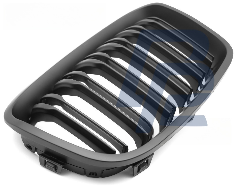 Grille Sport Matt Black Double-Slat for BMW F20 / F21 2011–2014 - 2