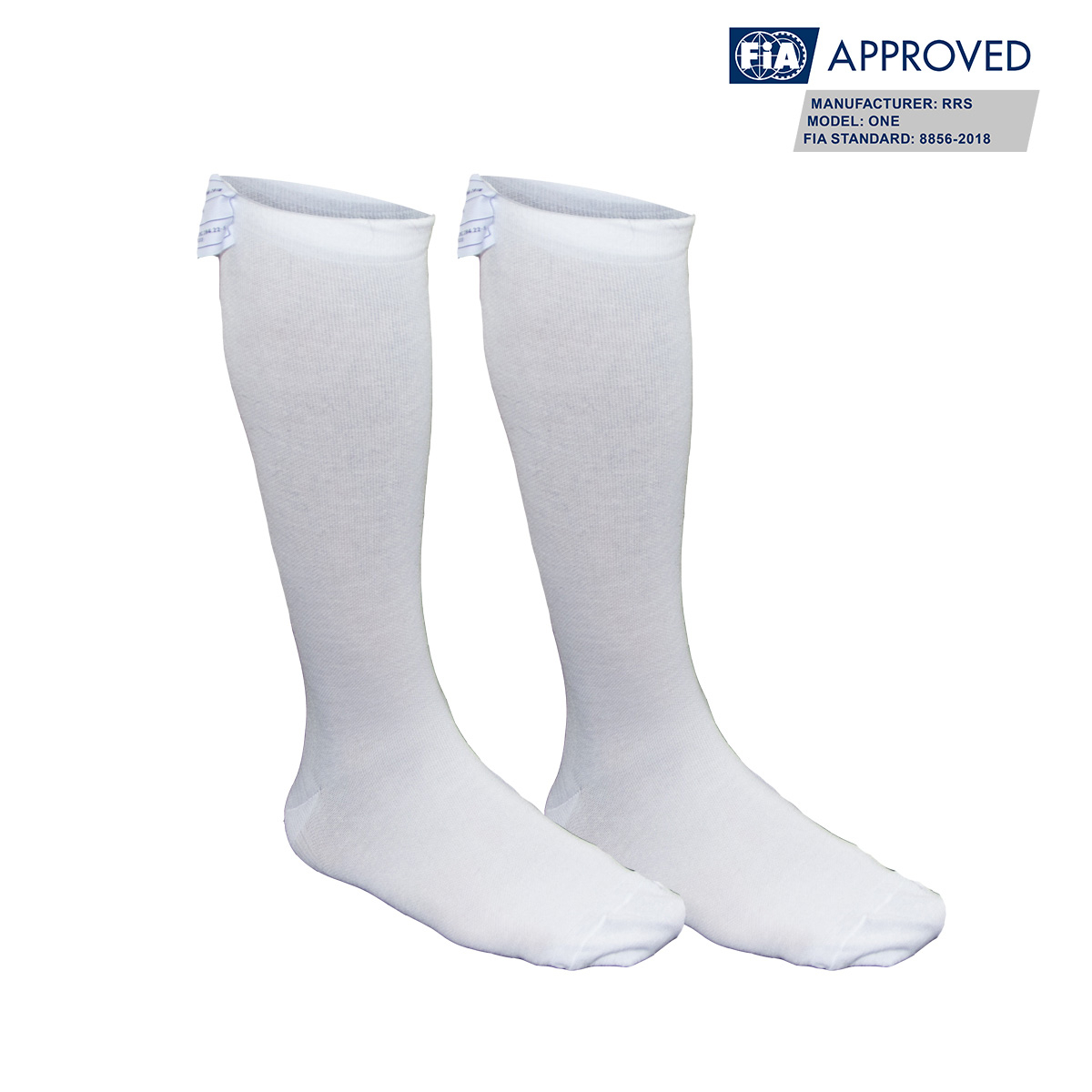 RRS ONE WHITE SOCKS - FIA 8856-2018 - 2