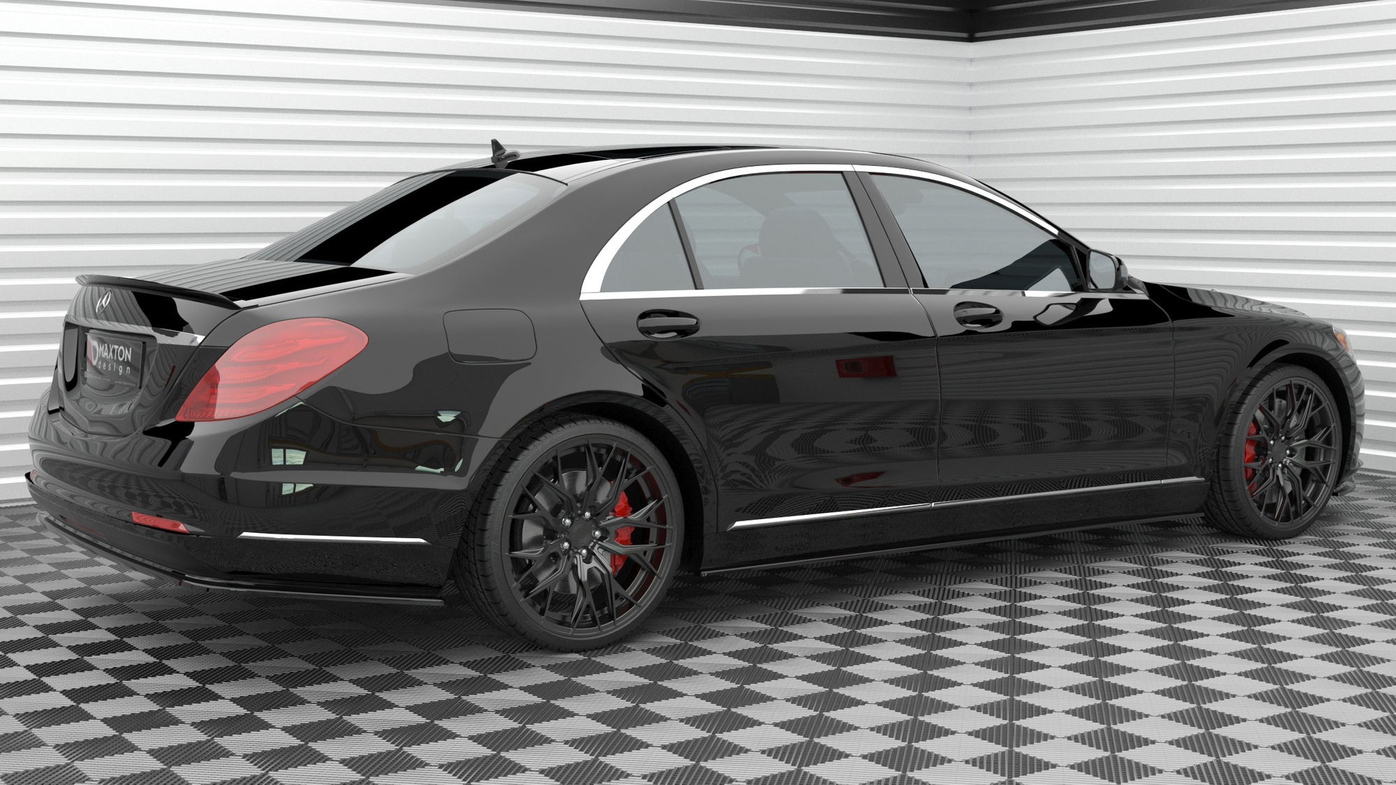 Side Skirts Diffusers Mercedes-Benz S Long W222 - 5