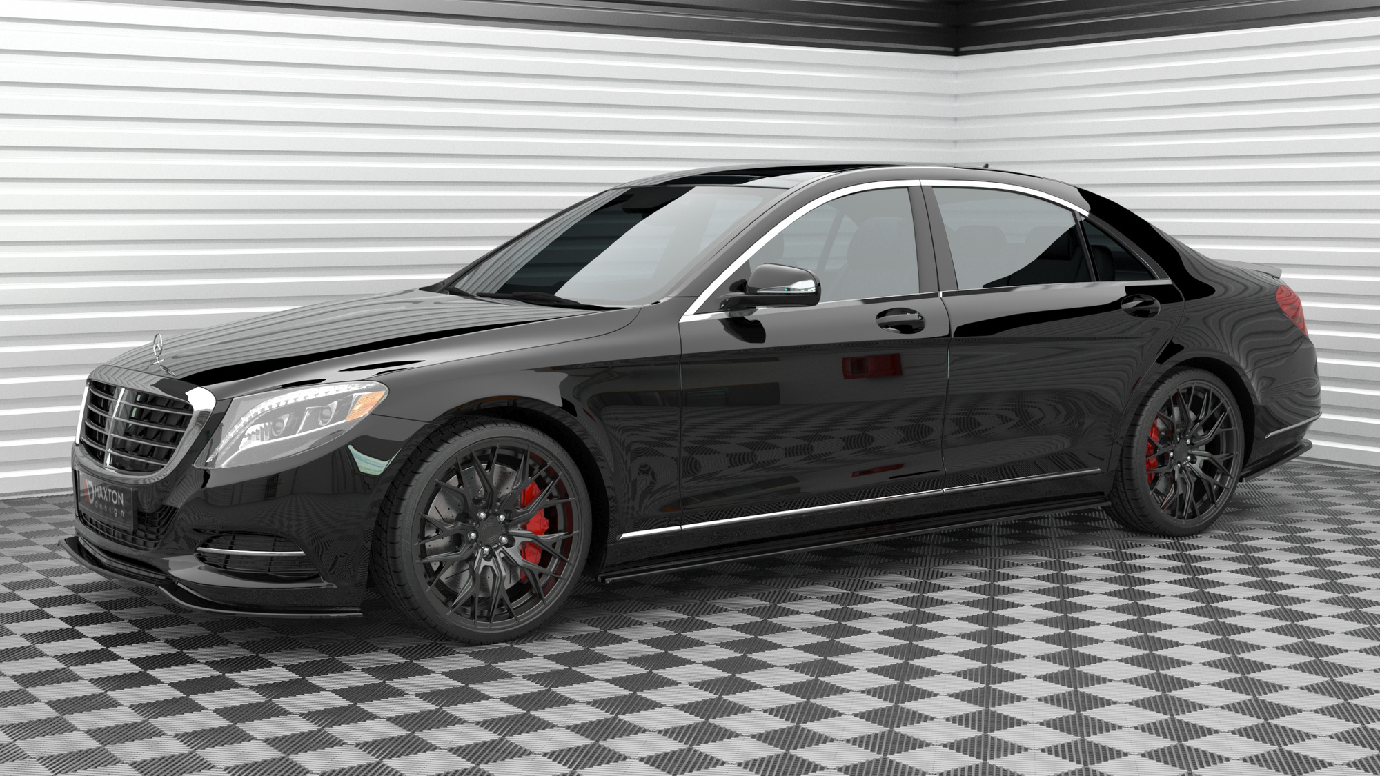 Side Skirts Diffusers Mercedes-Benz S Long W222 - 2