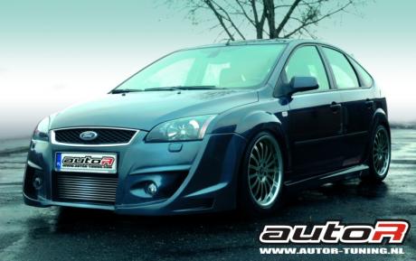 FORD FOCUS II 05+ 3D/5D SIDESKIRTS TROYAN [AUTOR]