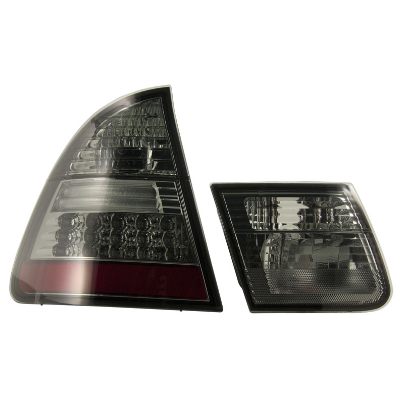 BMW 3 E46 TOURING 98-05 LED BAKLAMPOR SET RÖKTONADE