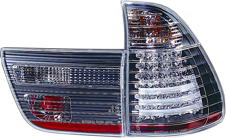 BMW X5 00-02 LED TAILLIGHTS SET BLACK