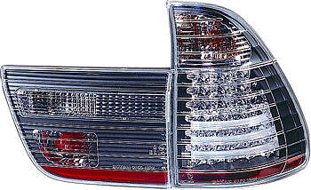 BMW X5 00-02 LED TAILLIGHTS SET BLACK