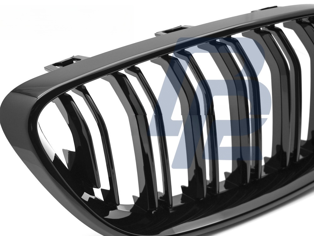 Grille Sport Gloss Black Double-Slat for BMW F22 / F23 2013–2021 - 2