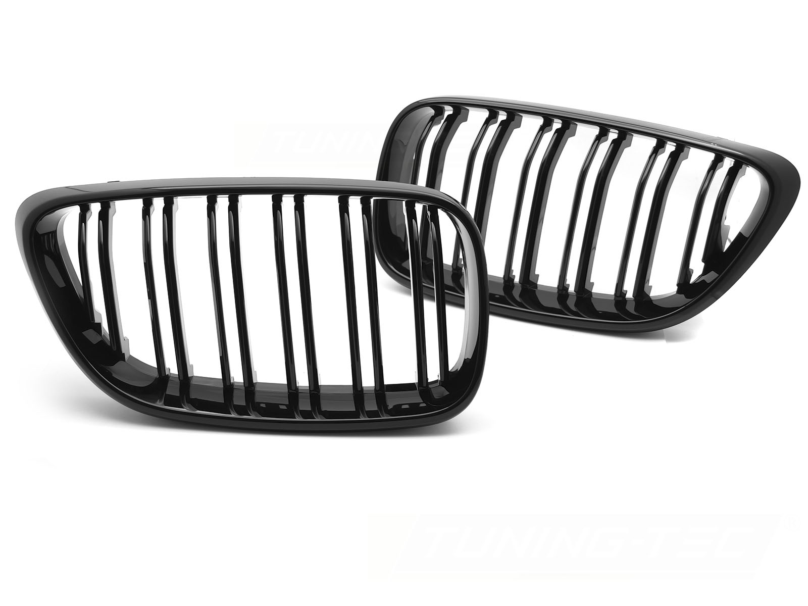 GRILL SPORT BLANK SVART DUBBELRIBBAD TILL BMW F22 / F23 2013-2021