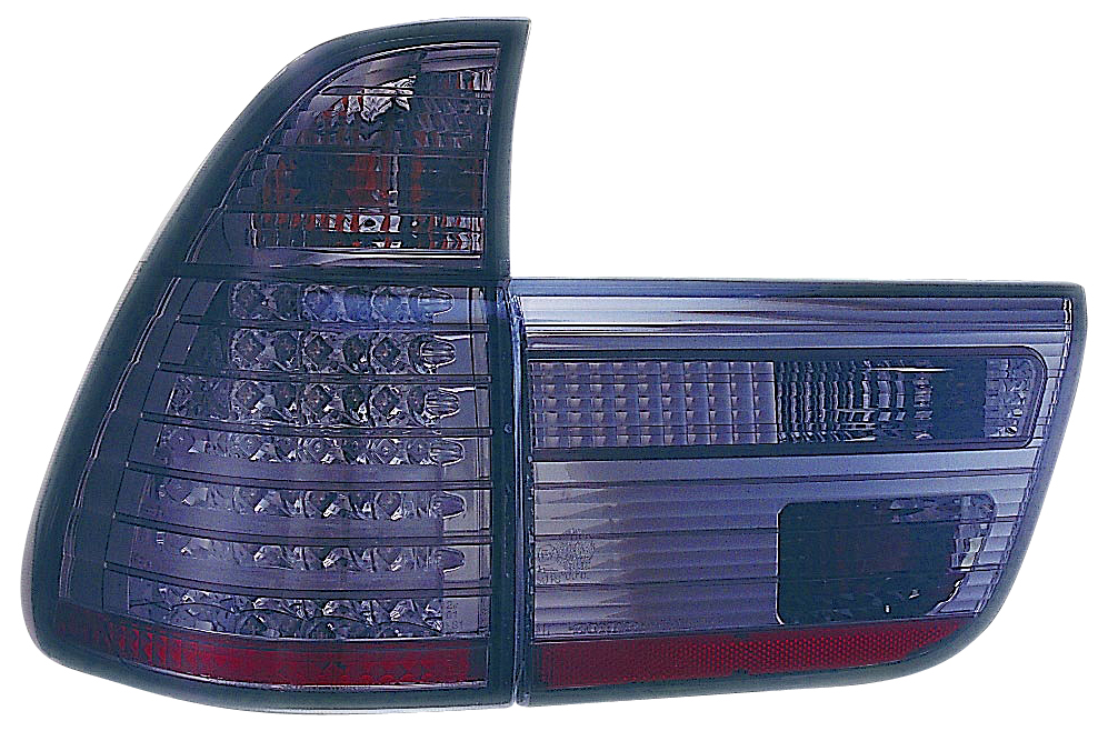 BMW X5 00-02 LED TAILLIGHTS SET SMOKE