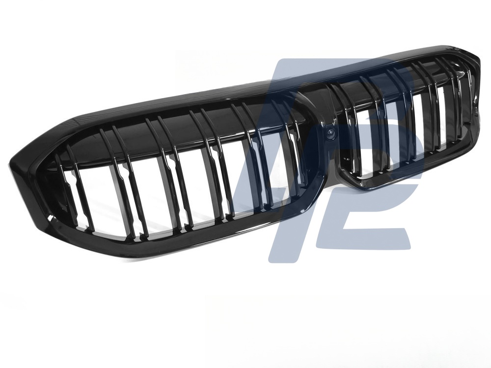 Grille Sport Gloss Black Double-Slat for BMW G20 / G21 LCI 2022–2026 - 4
