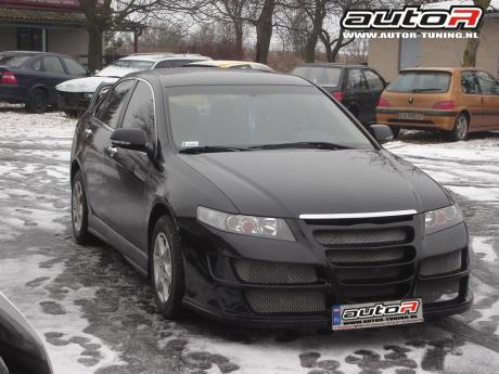 HONDA ACCORD 03+ 4D SIDESKIRTS ALIEN [AUTOR]