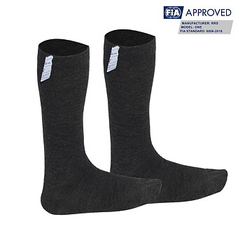 RRS ONE BLACK SOCKS - FIA 8856-2018