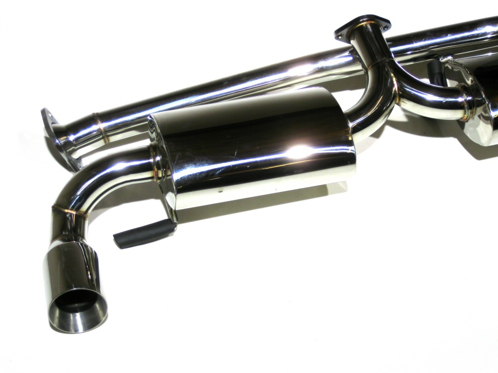MAZDA RX8 04-09 STAINLESS DUAL TIP CATBACK EXHAUST SYSTEM - 2