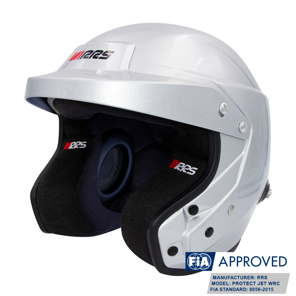 HELMET RRS PROTECT WRC "SPORT" FIA 8859-2015/SNELL SA2020 GREY - 2