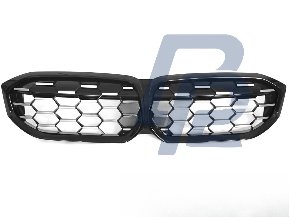 Grille Diamond Silver Black for BMW G20 / G21 LCI 2022–2026 - 4