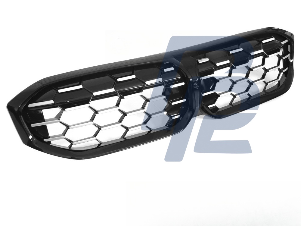 Grille Diamond Silver Black for BMW G20 / G21 LCI 2022–2026 - 3