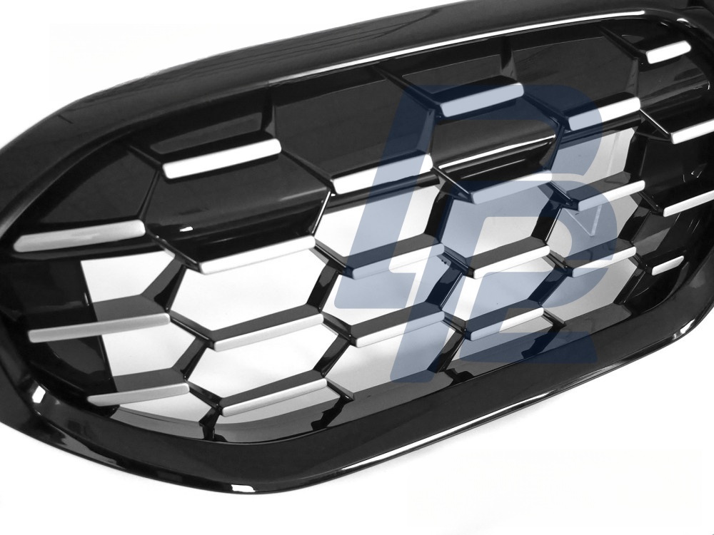 Grille Diamond Silver Black for BMW G20 / G21 LCI 2022–2026 - 5