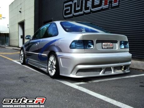HONDA CIVIC 92-95 2/4D REARBUMPER OLD SCHOOL [AUTOR]