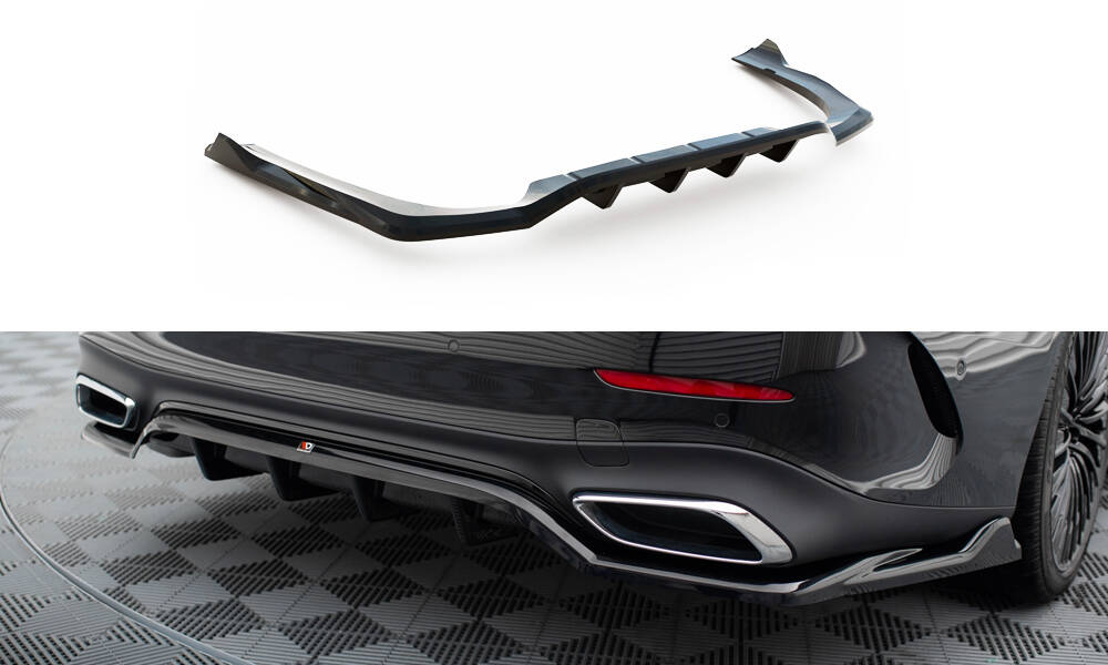 Central Rear Splitter (Vertical Bars) Mercedes-Benz E AMG-Line W214