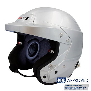 HELMET RRS PROTECT WRC "SPORT PLUS" FIA 8859-2015/SNELL SA2020 GREY