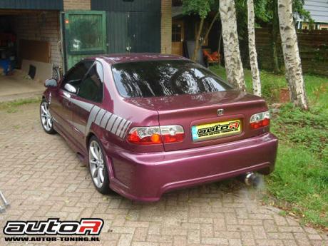 HONDA CIVIC 92-95 2/4D REARBUMPER WARRIOR [AUTOR]