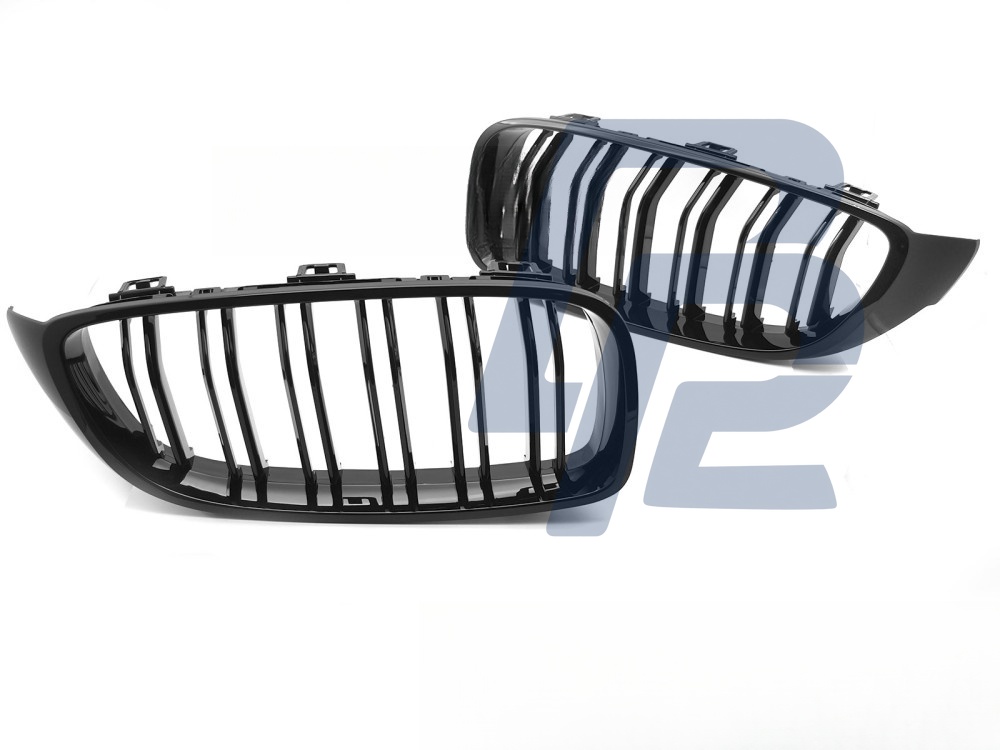 Grille Sport Gloss Black Double-Slat for BMW F32 / F33 / F36 2013–2020 - 2