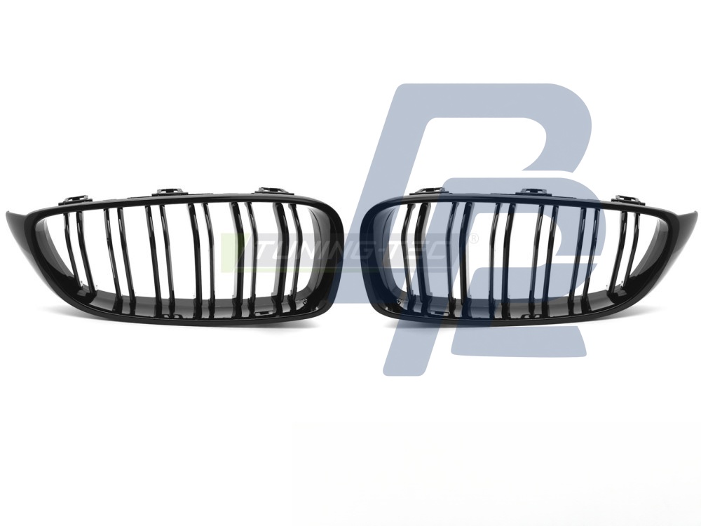 Grille Sport Gloss Black Double-Slat for BMW F32 / F33 / F36 2013–2020 - 4