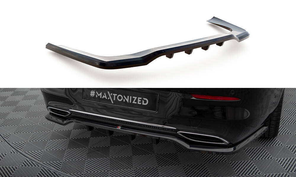 Central Rear Splitter (Vertical Bars) Mercedes-Benz CLA Coupe C118