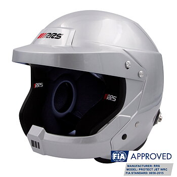 HELMET RRS PROTECT WRC WITH ARM FIA 8859-2015/SNELL SA2020 GREY
