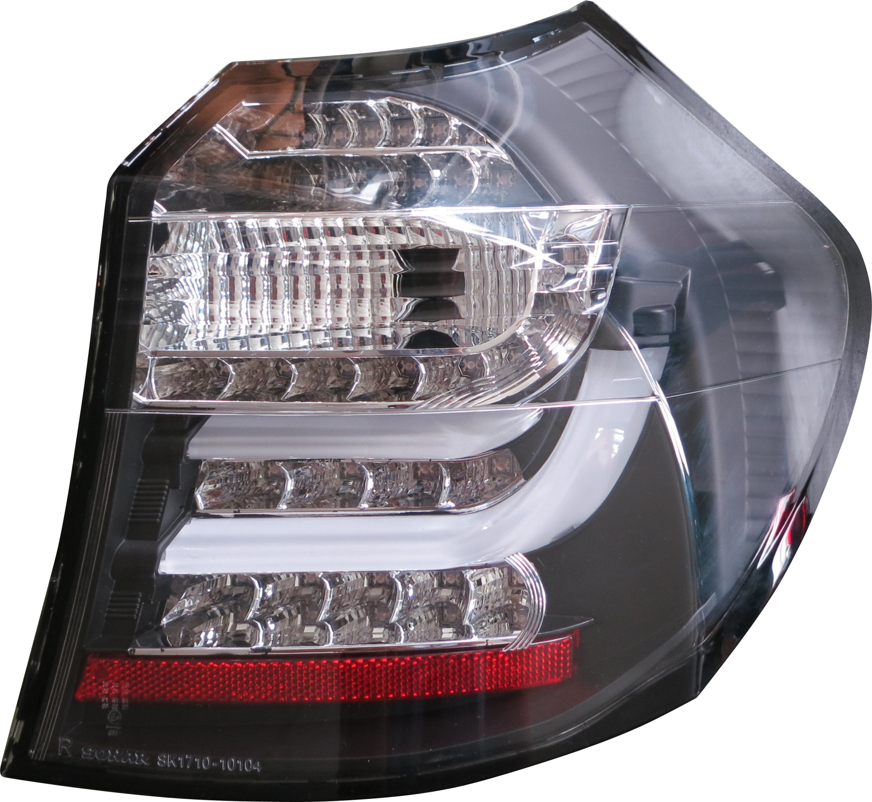 BMW 1 E87 04-06 LED TAILLIGHTS SET BLACK