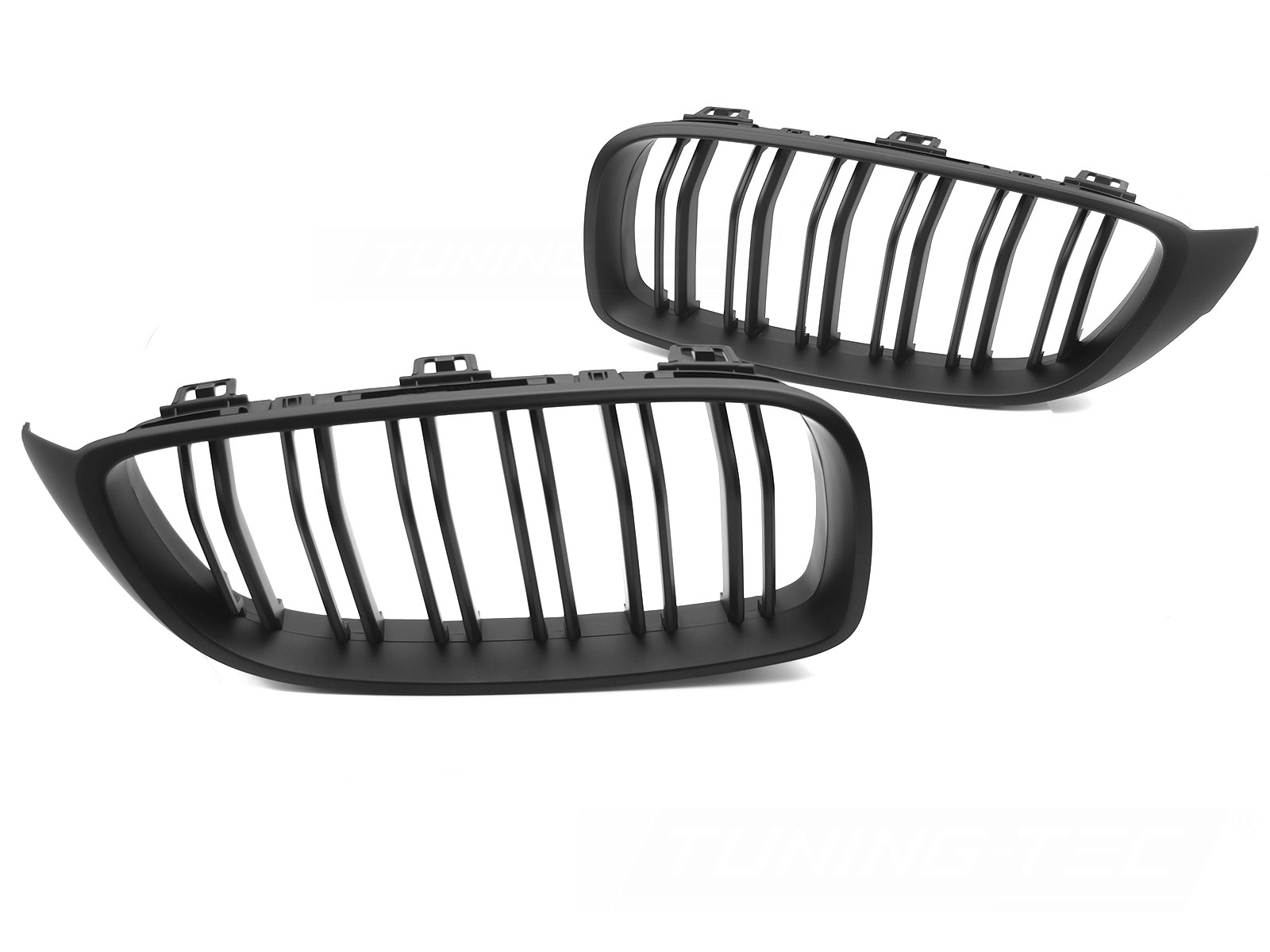 GRILL SPORT SVART MATT DUBBELRIBBAD TILL BMW F32 / F33 / F36 2013-2020