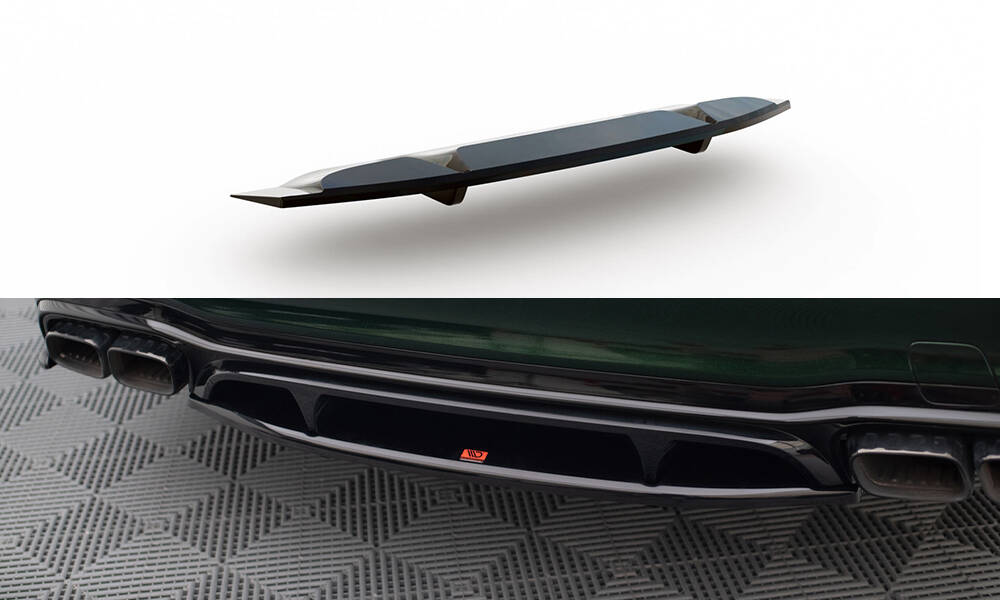 Central Rear Splitter (Vertical Bars) Mercedes-AMG E63 W213 Facelift
