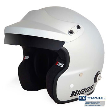 HELMET RRS JET PROTECT GREY MATTE PREMIUM - FIA 8859-2015 SNELL SA2020