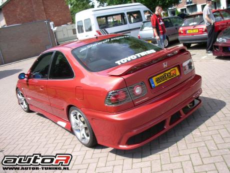 HONDA CIVIC 96-00 2/4D REARBUMPER OLD SCHOOL [AUTOR]