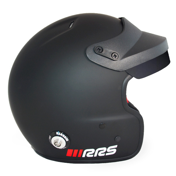 HELMET RRS JET PROTECT PREMIUM BLACK (MAT) - FIA 8859-2015 SNELL SA2020 - 5