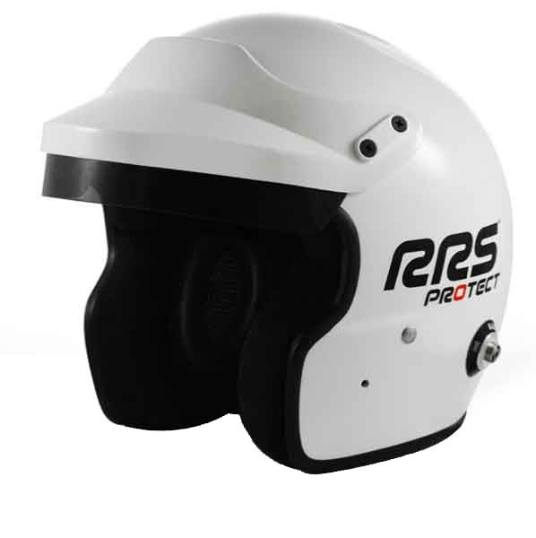 HELMET PROTECT OPEN FACE RRS FIA 8859-2015 / SNELL SA2020 - WHITE