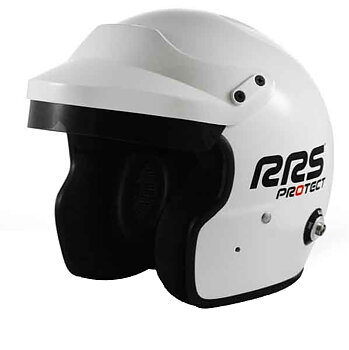 HELMET PROTECT OPEN FACE RRS FIA 8859-2015 / SNELL SA2020 - WHITE