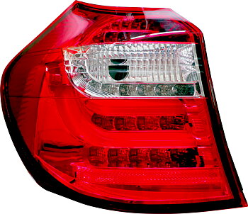 BMW 1 E87/E81 07-11 LED TAILLIGHTS SET RED/CLEAR
